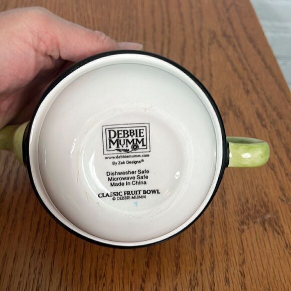 Debbie Mumm classic fruit bowl bowls Tea Pot & Cup coordinated Set EUC - Picture 6 of 8